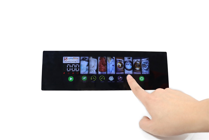 What is the role of display and interaction modules in washing machines?