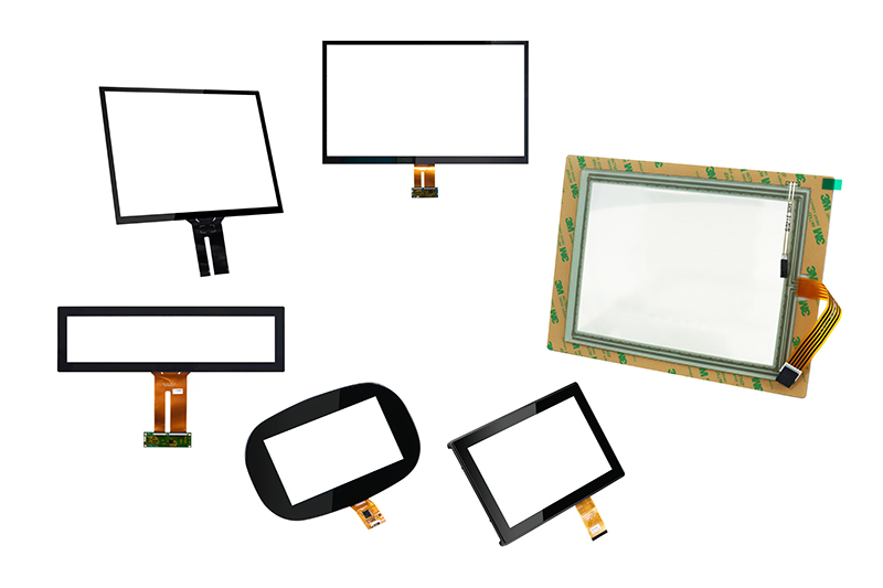 a touch display module and a resistive screen
