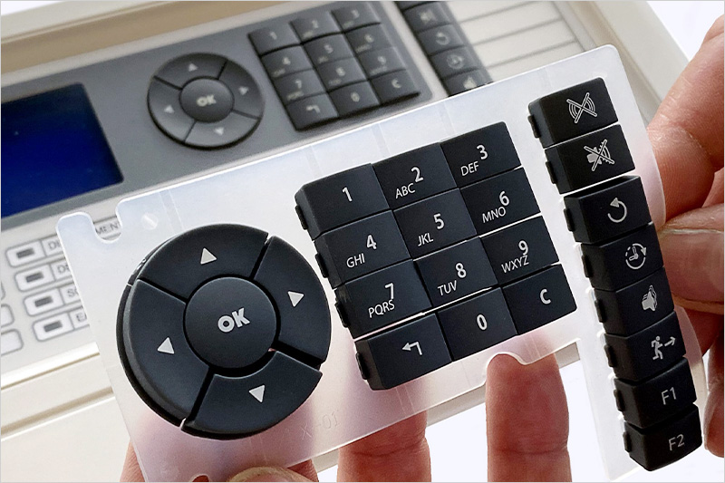 cleaning a rubber keyboard