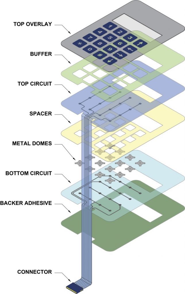 Components of a Membrane Switch