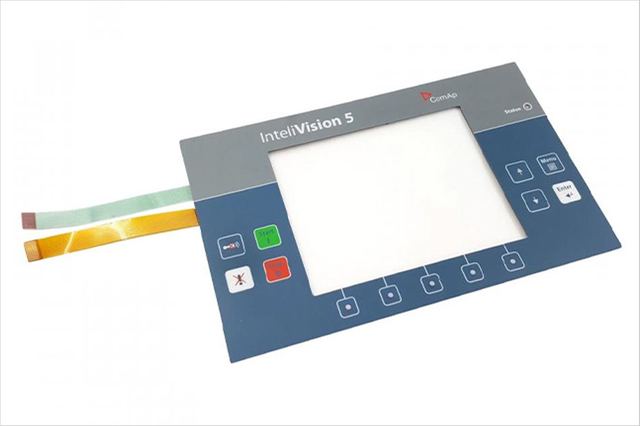 Custom membrane switch manufactured by Luphi Electronics