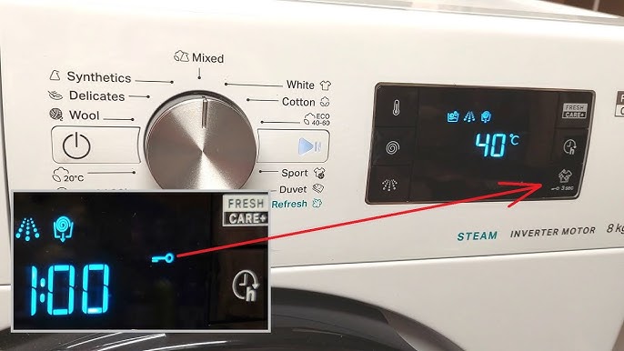 Control Lock on a Washing Machine