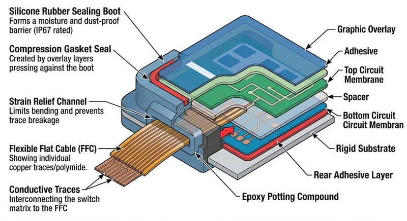 Flexible tail exit and sealing structure of a membrane switch.jpg