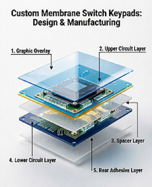 Cross-sectional view of a membrane switch showing layered construction.png