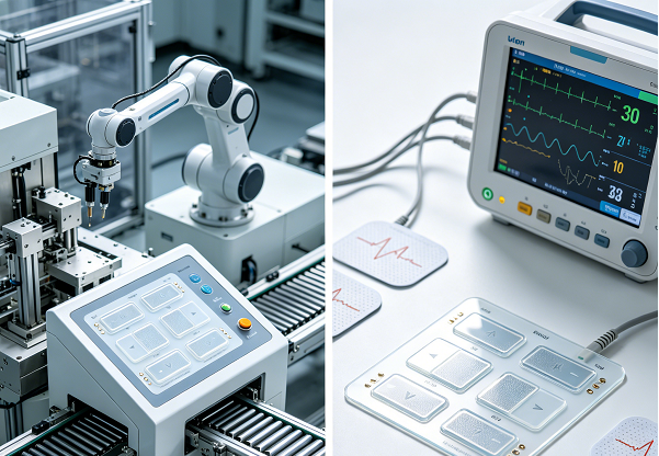 capacitive membrane switches in industrial and medical applications
