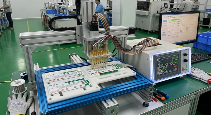 Automated electrical testing of a membrane switch circuit.jpg